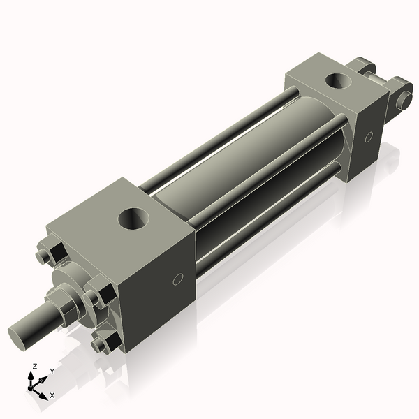 Isometric View of 1.125MHC3NC