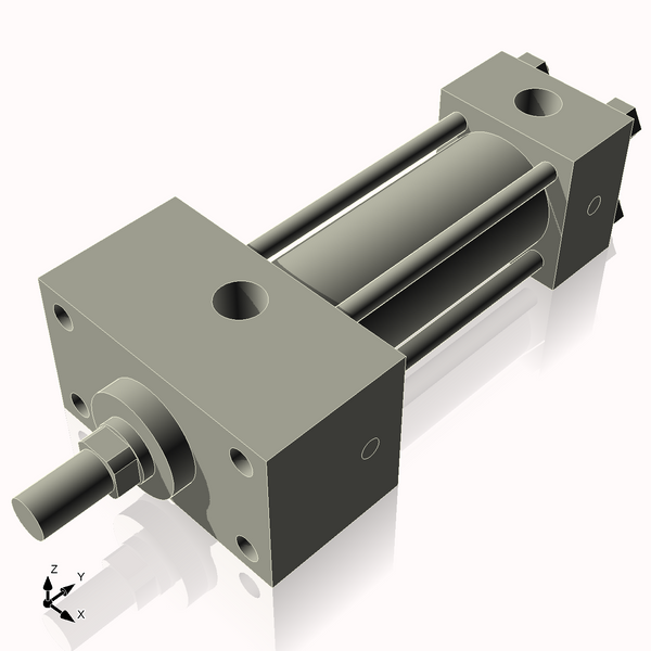 Isometric View of 1.125MHFHF2NC