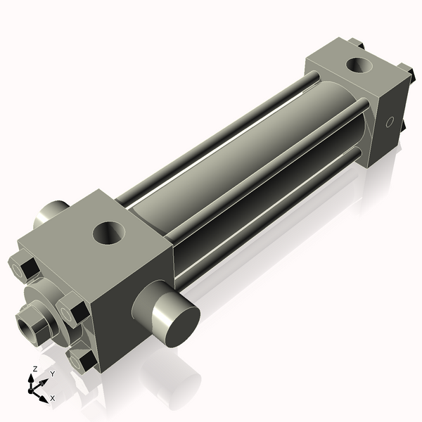 Isometric View of 1.125MHTF4CCKS4
