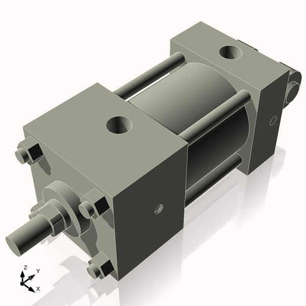 Isometric View of 2MHC1CC