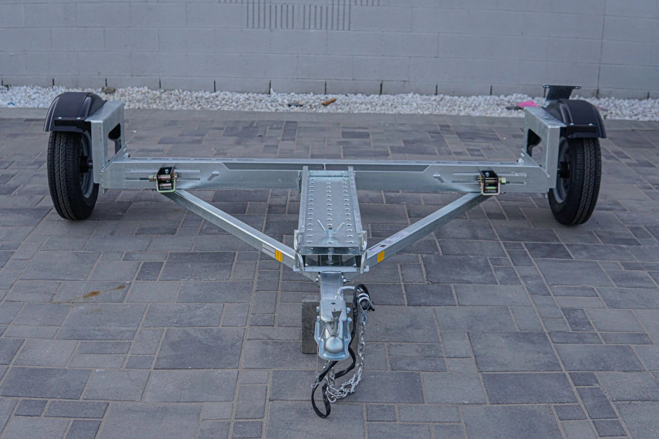 Galvanized EZ Haul Stand Up Idler Car Tow Dolly