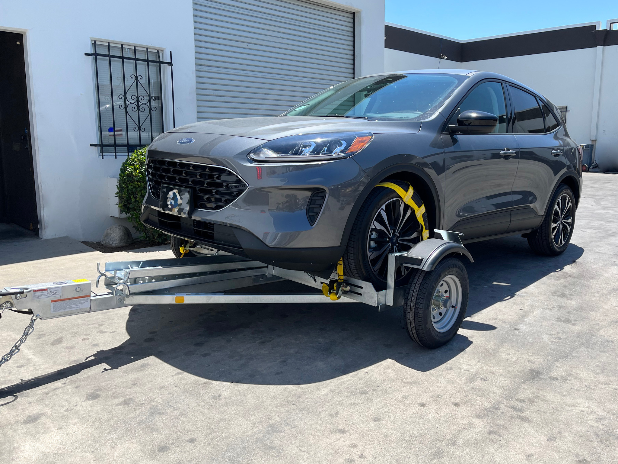 Galvanized EZ Haul Car Tow Dolly with Hydraulic Brakes Tow Better Dolly