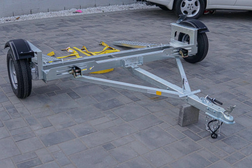 Galvanized EZ Haul Stand Up Idler Car Tow Dolly