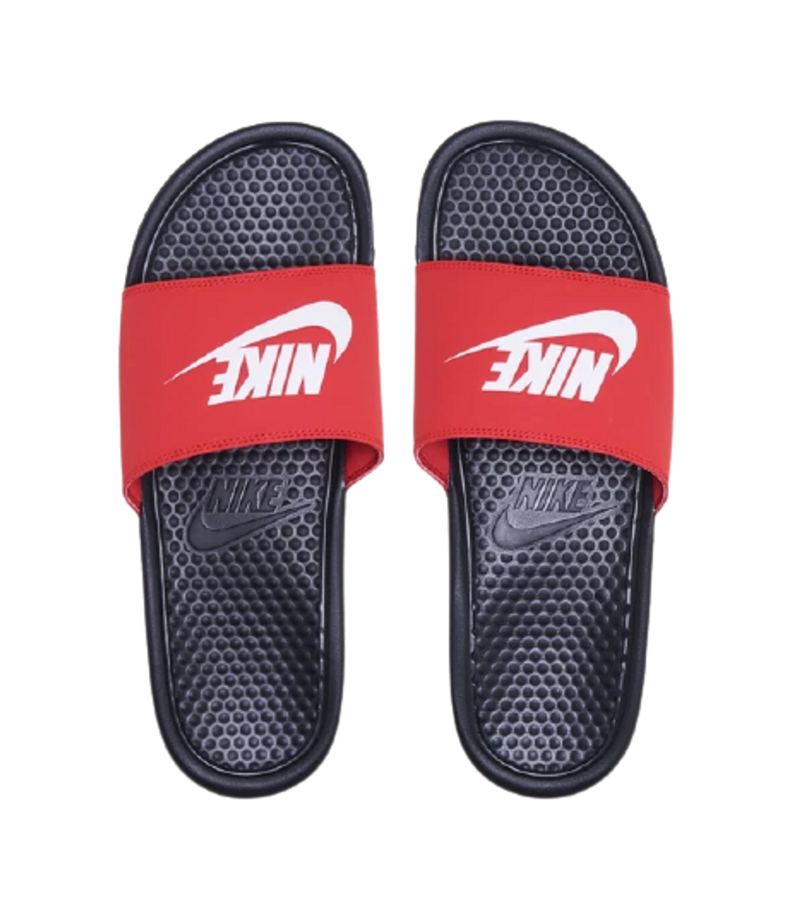 Nike Benassi JDI Slides Black/Red Men's