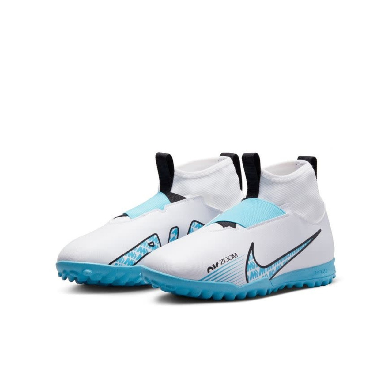 Nike Youth Zoom Superfly 9 Academy TF - White/Blue