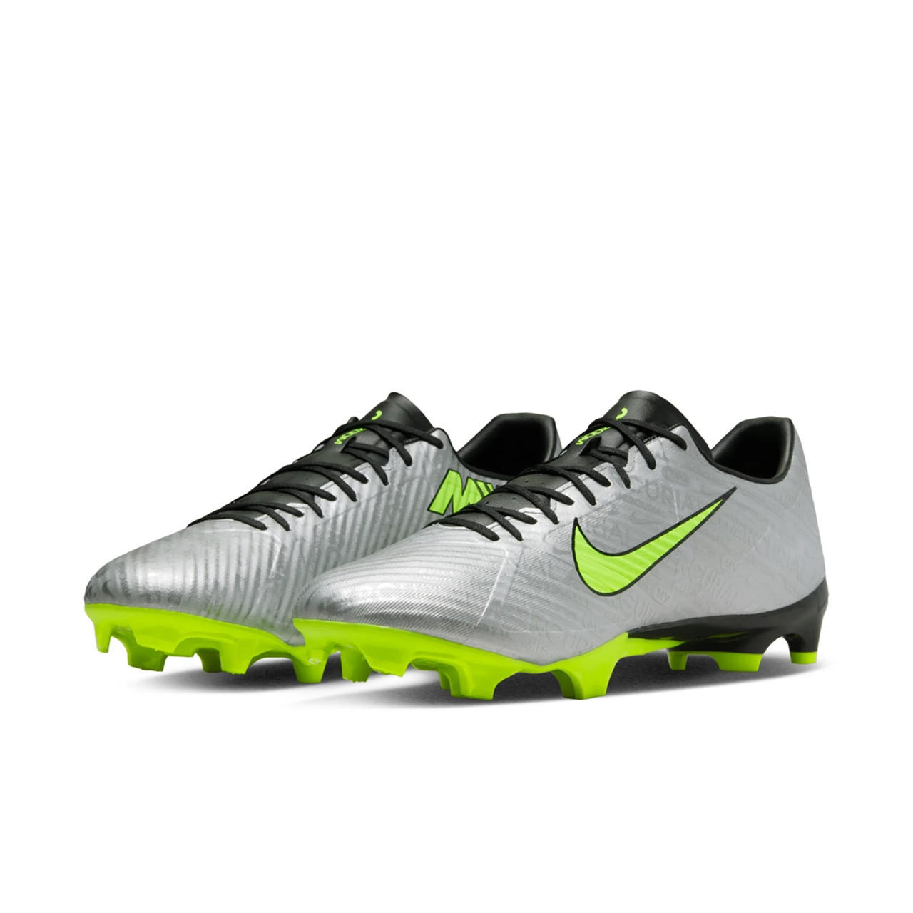 Nike Zoom Vapor 15 Academy XXV FG - Metallic Silver/Volt