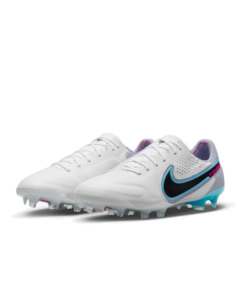 Nike Legend 9 Elite FG - White/Baltic Blue