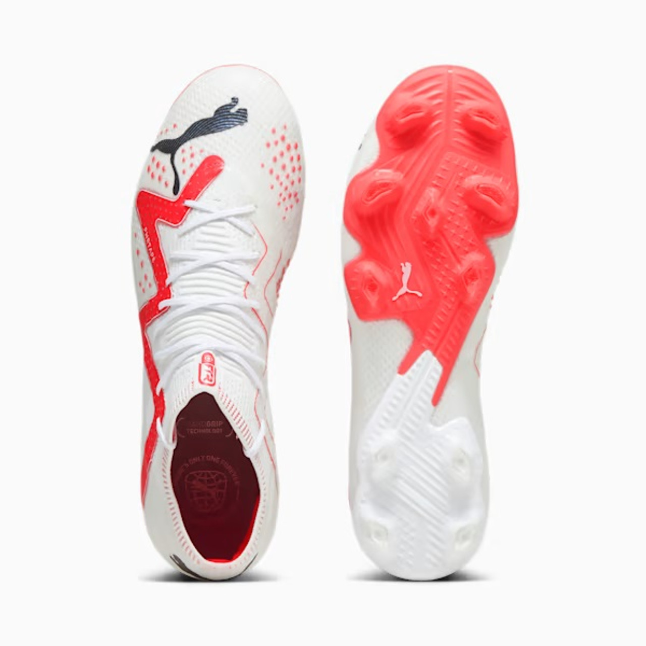 Puma Future Ultimate Low FG/AG - White/Red