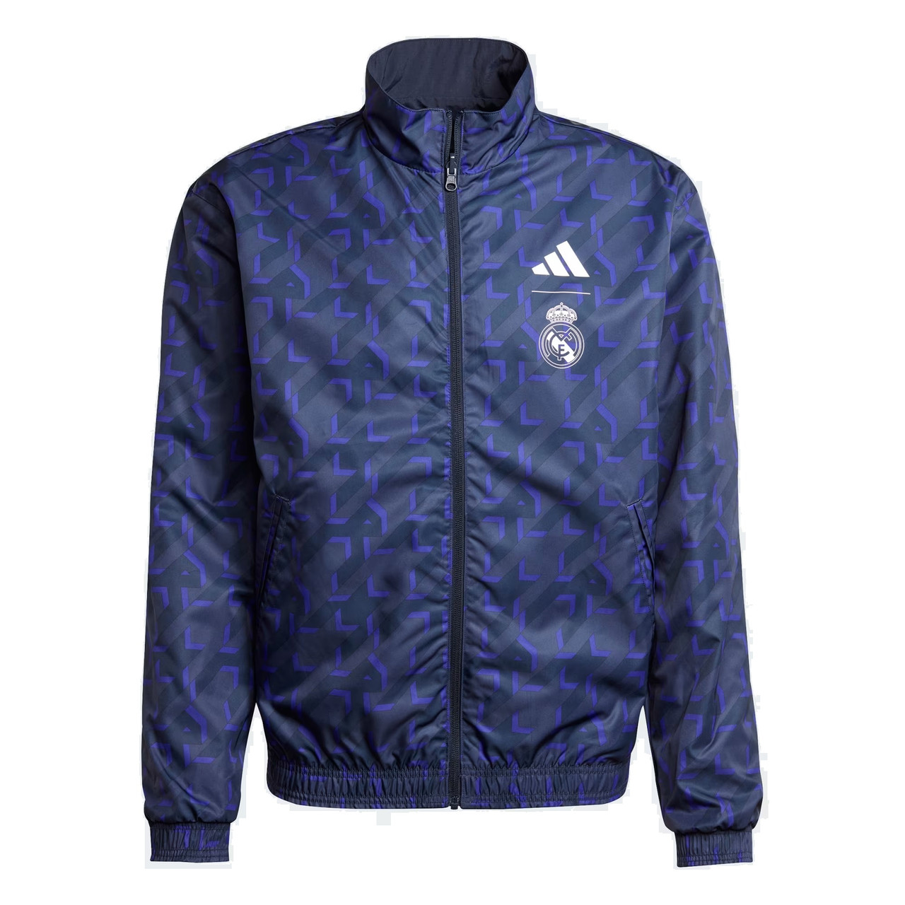 Adidas Real Madrid CF Anthem Jacket HY0643 WHITE – Soccer Zone