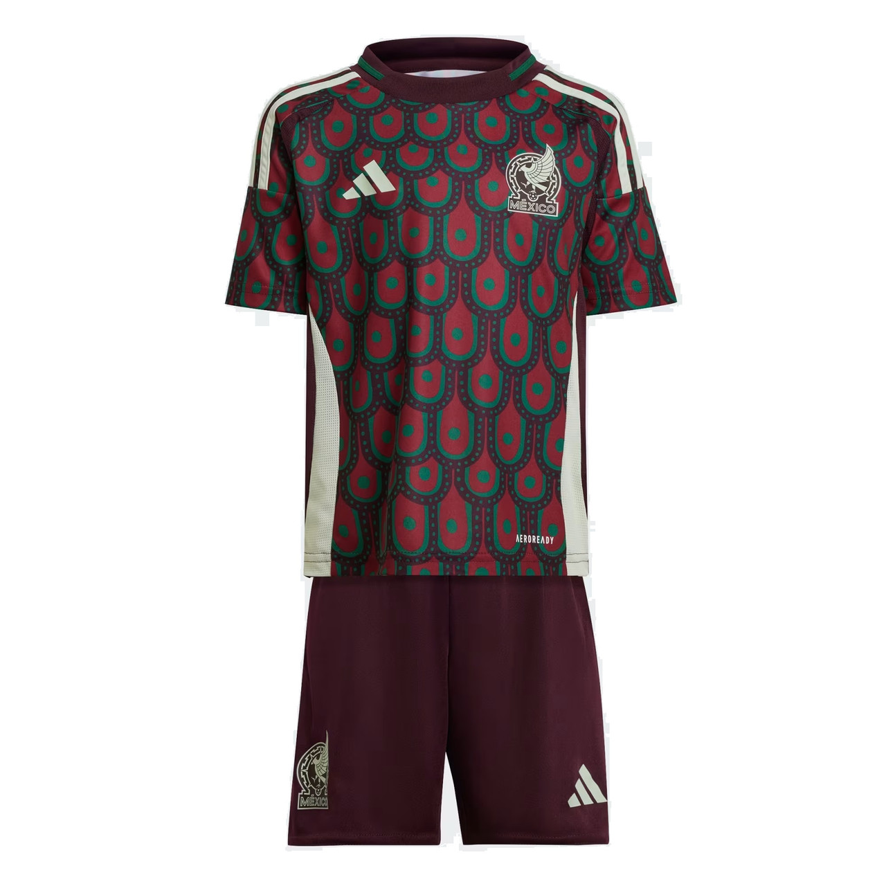 adidas Youth Mexico 24/25 Home Mini Kit