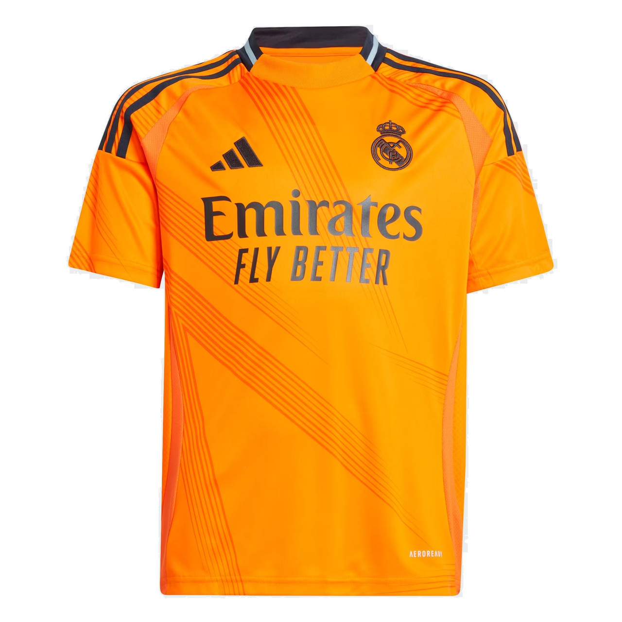 Real Madrid シャツ オレンジ 7-8Y adidas Youth Real Madrid FC 24/25 Away Jersey - Crew Orange