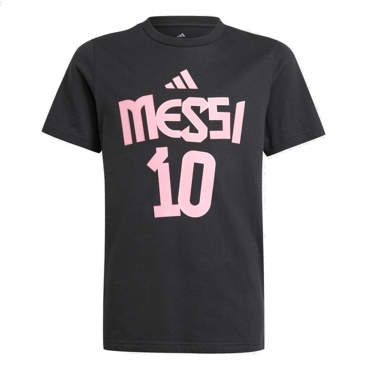 adidas Messi Name and Number Graphic Tee - Black