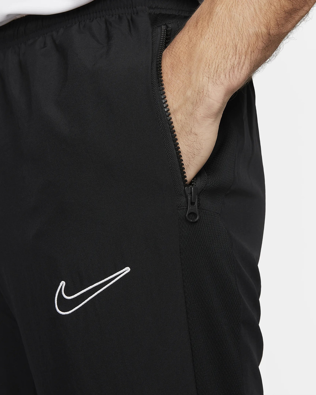 nike academy track pants black
