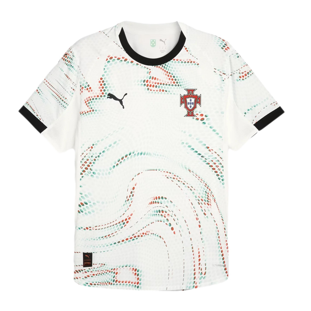 Puma Mens Portugal Away 25 Authentic Jersey - White