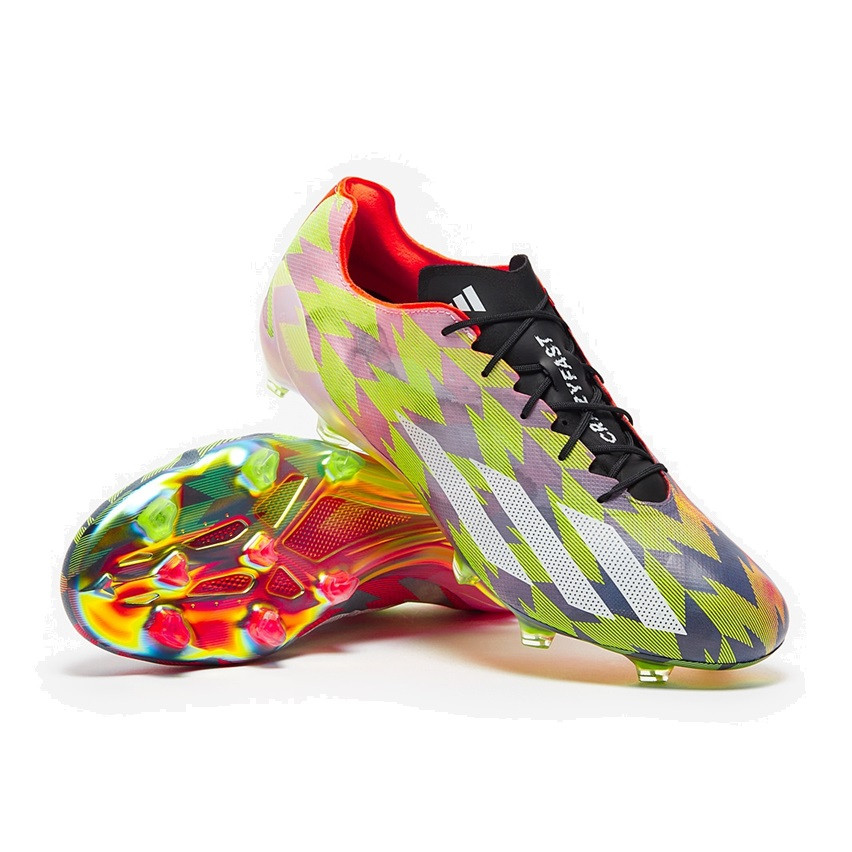 adidas X Crazylight+ FG - Lucid Lemon/Solar Red