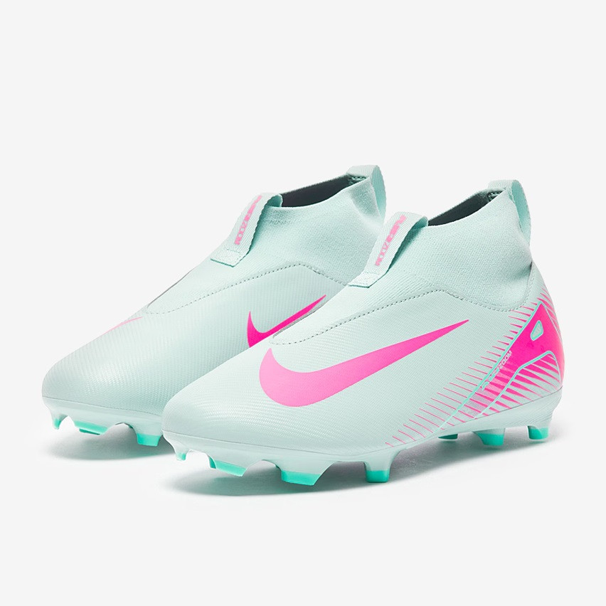 Nike サッカーシューズ ミントグリーン/ピンク Nike Youth Zoom Superfly 10 Academy FG/MG - Ocean/Pink
