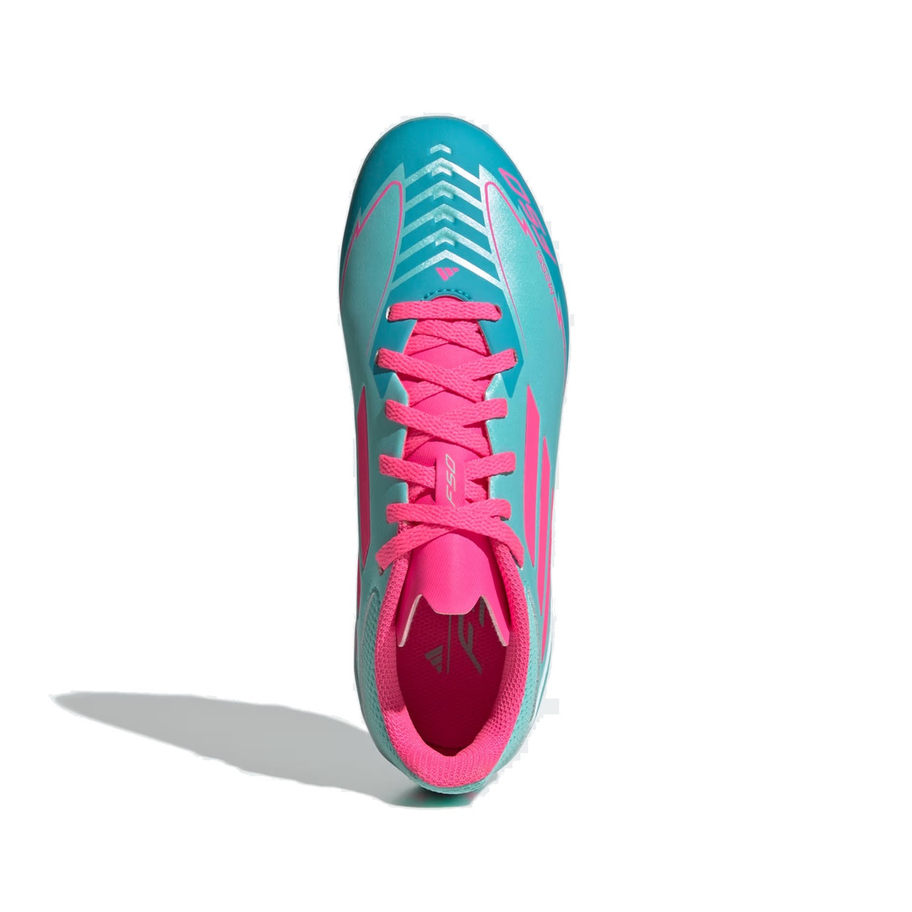 adidas Youth F50 League FG/MG Messi - Aqua/Pink