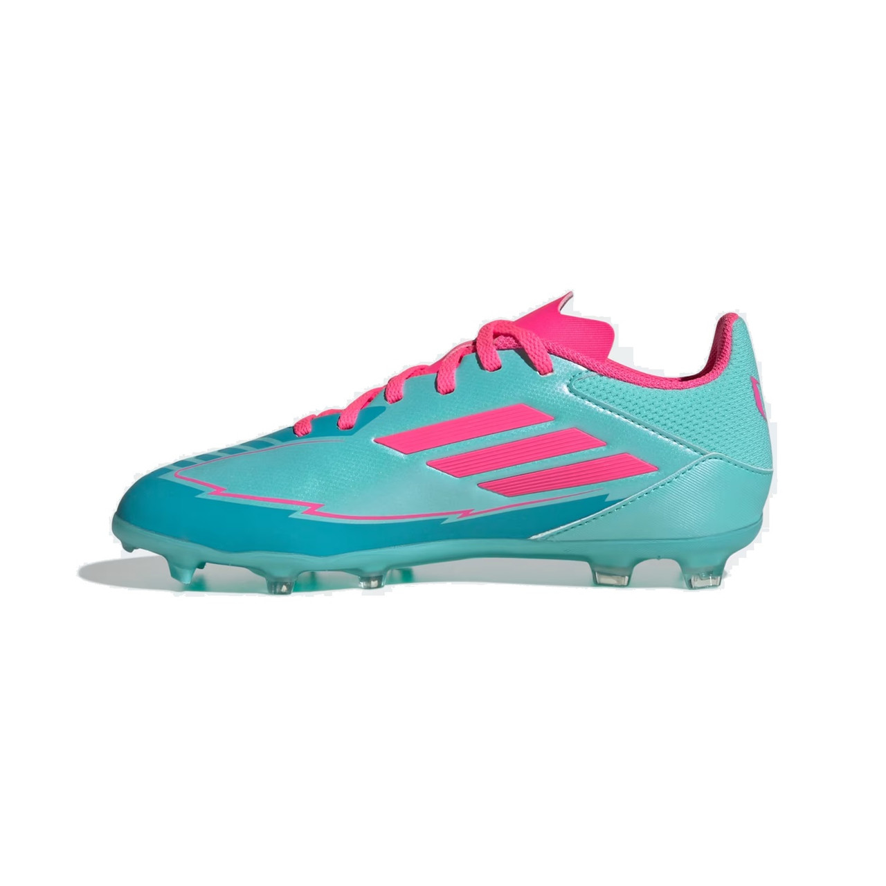 adidas Youth F50 League FG/MG Messi - Aqua/Pink
