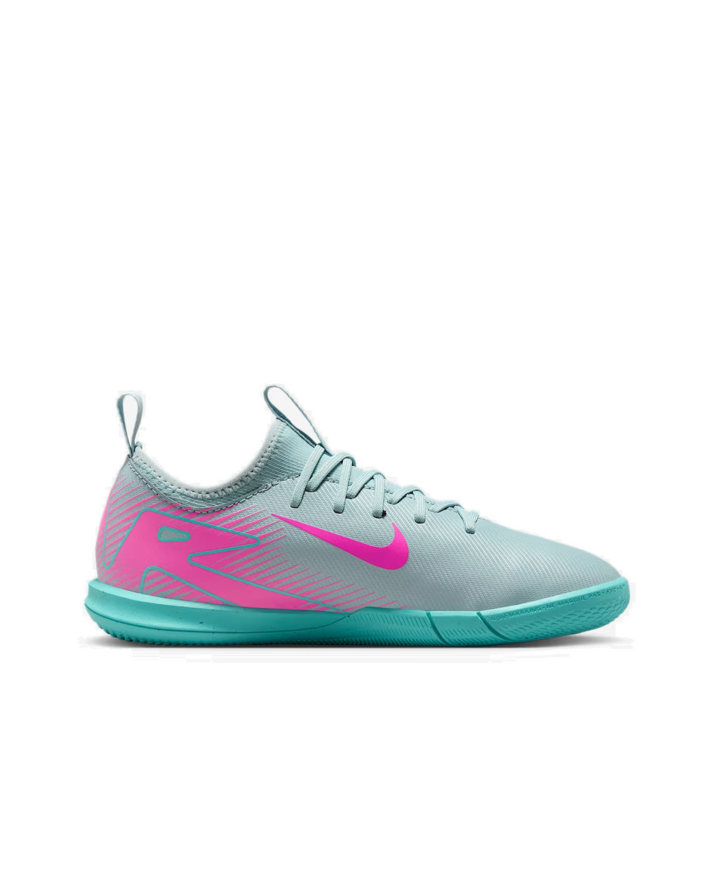 Nike Youth Zoom Vapor 16 Academy IC - Ocean/Pink