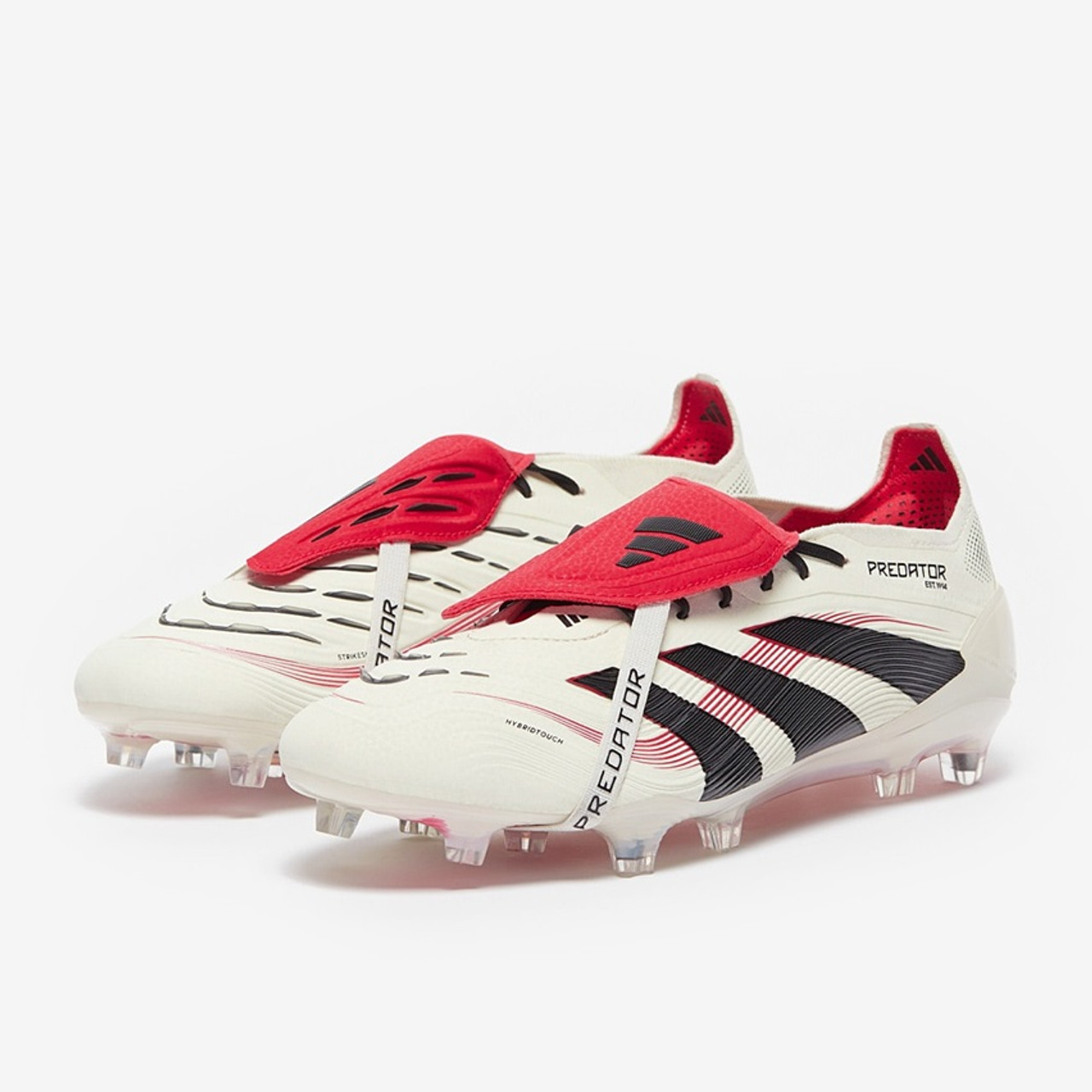 adidas Predator レッド/ホワイト FG Adidas Predator 18+ White Red FG – Classic Soccer Cleats