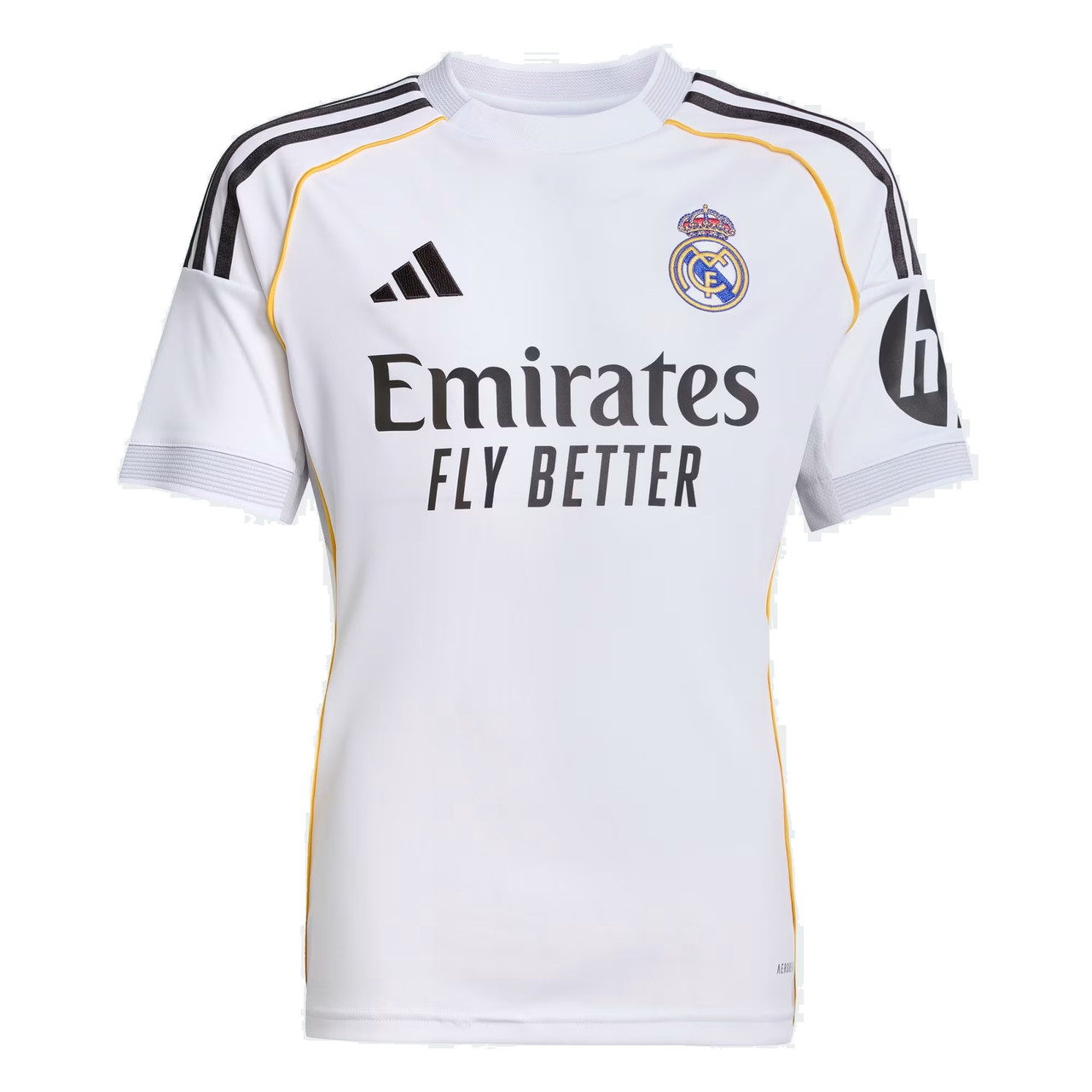 adidas Youth Real Madrid FC 25/26 Home Jersey - White