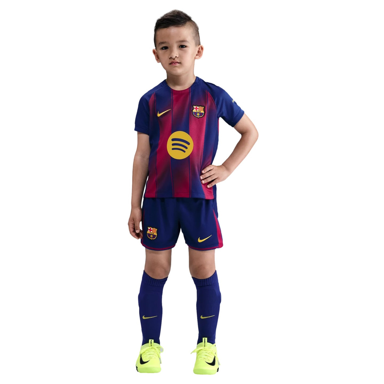 Nike Youth FC Barcelona 25/26 Home Jersey Set