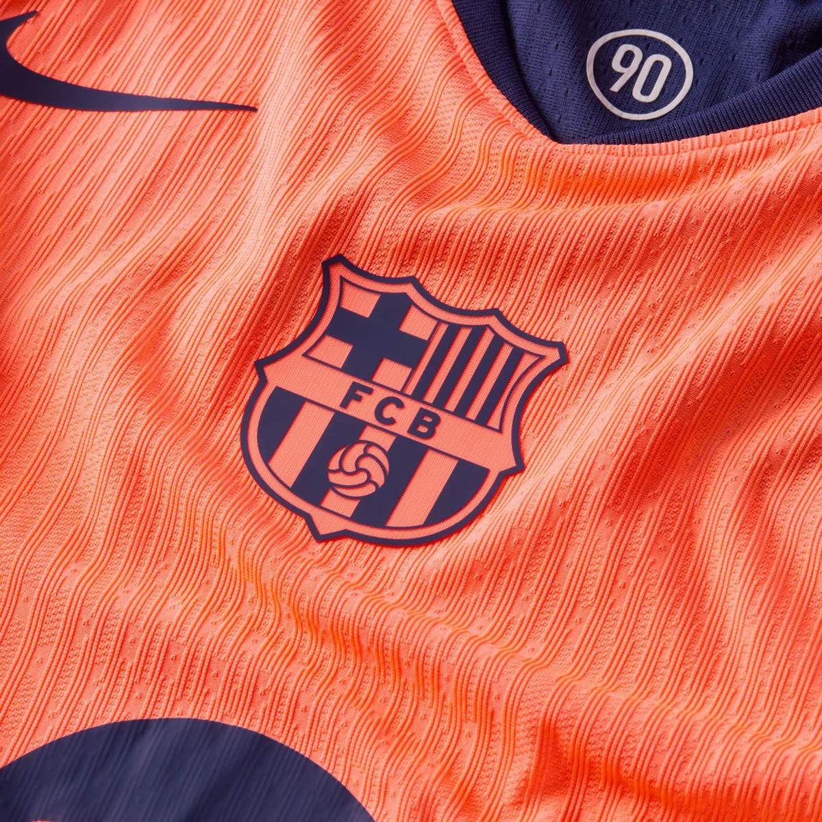 FC Barcelona Nike オレンジシャツ Nike FC Barcelona 2025/26 Stadium Third Men's Soccer Jersey (Orange)