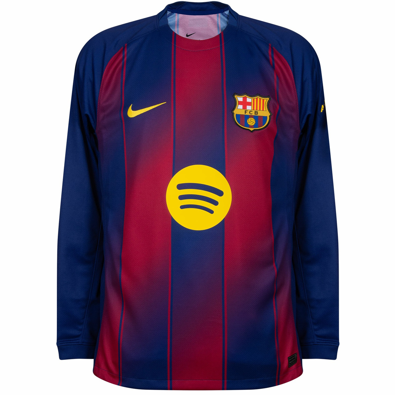 Nike Mens FC Barcelona 25/26 Home Jersey Replica LS
