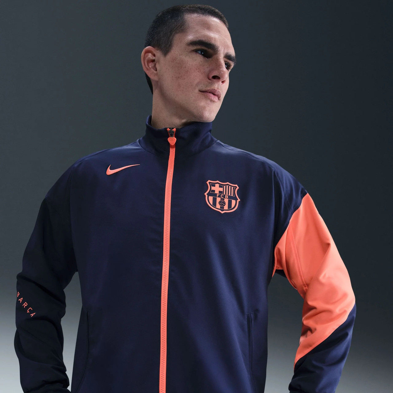 Nike Mens FC Barcelona Academy Pro 3rd Jacket