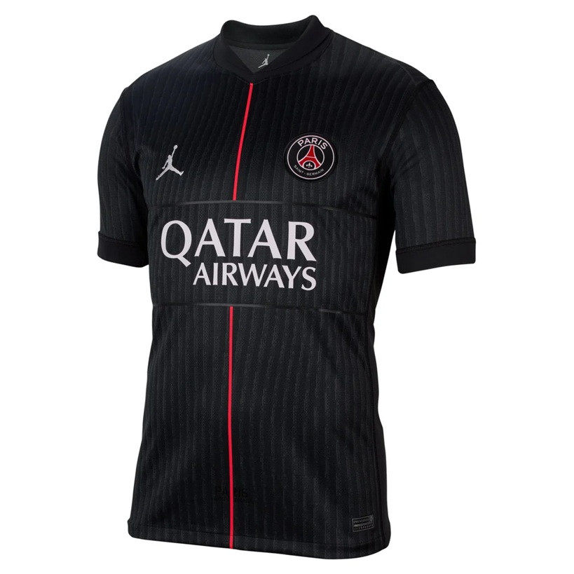 Nike Mens PSG Jordan 4th 25/26 Jersey - Black