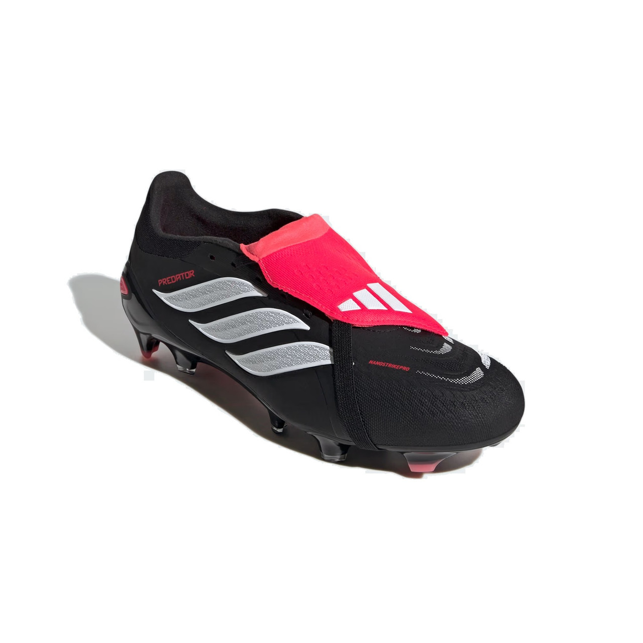 adidas Predator Pro Fold Over Tongue FG - Black/Red