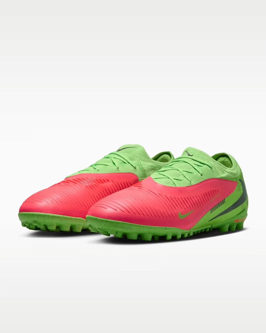 シューズ NIKE reactx phantom 6 low pro tf 27.5 Nike Reactx Phantom 6 Low Pro TF EH - Punch/Green