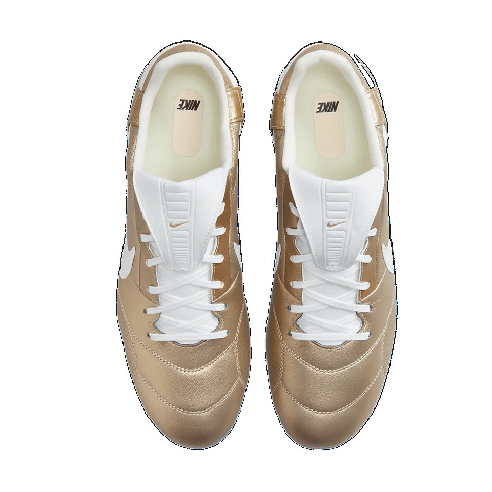 The Nike Premier III FG - Gold/White