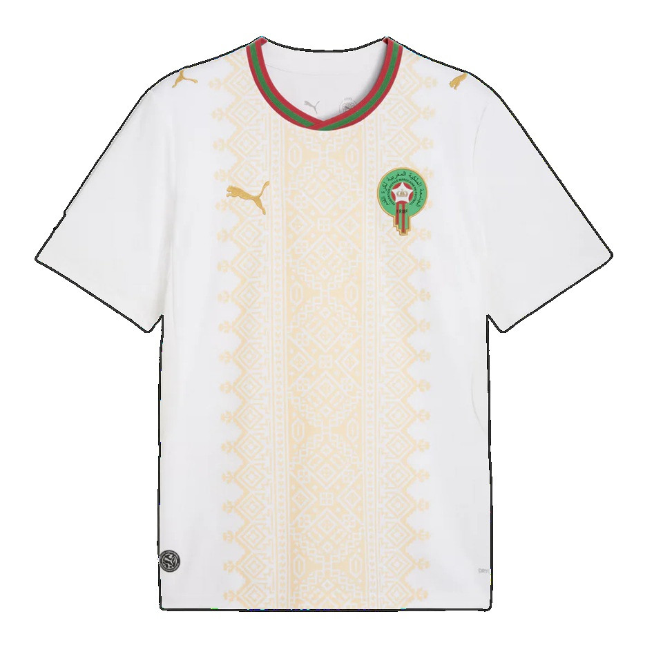 Puma Mens Morocco Away Jersey Replica - White