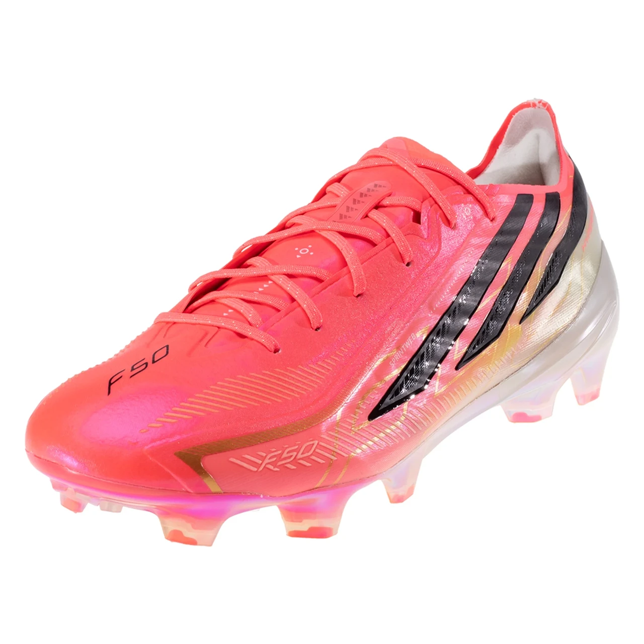 adidas F50 Hyperfast Elite FG - Pink/White