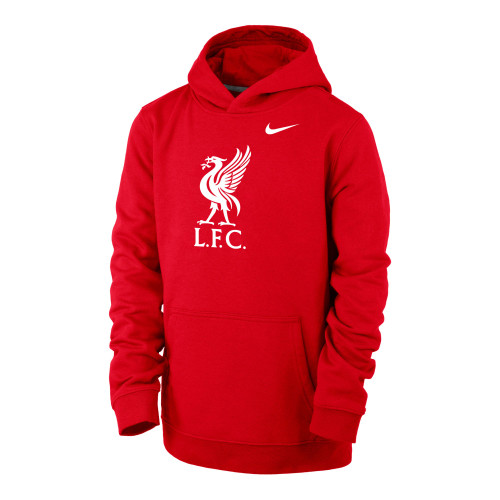 Nike YOUTH Liverpool Club Hoody - Red