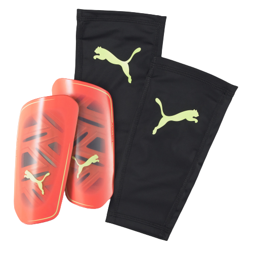 Puma Football ShinGuard - Coral/Fizzy