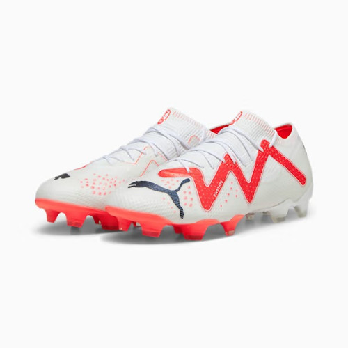 Puma Future Ultimate Low FG/AG - White/Red