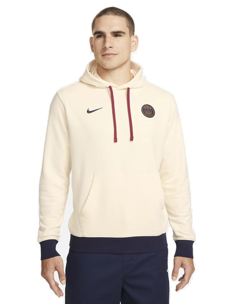 Nike PSG Club Fleece Hoodie - Coconut Milk