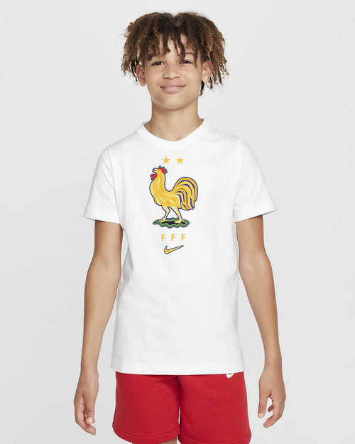 Nike Youth France FFF 24/25 Crest T-shirt