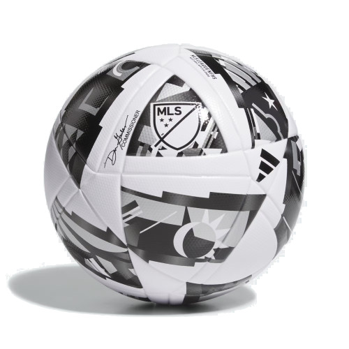 adidas MLS League NFHS Ball - White/Black