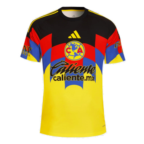 adidas Mens Club America Home 25/26 Jersey - Yellow