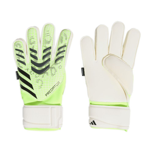 adidas Predator GL Match Fingersave Gloves - Lucid Lemon