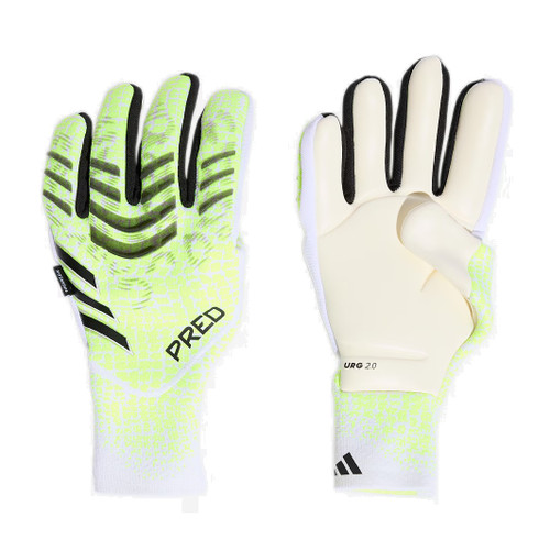 adidas Predator GL Pro Fingersave Gloves - Lucid Lemon