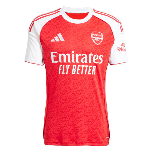 adidas Mens Arsenal FC 25/26 Home Replica Jersey - Red