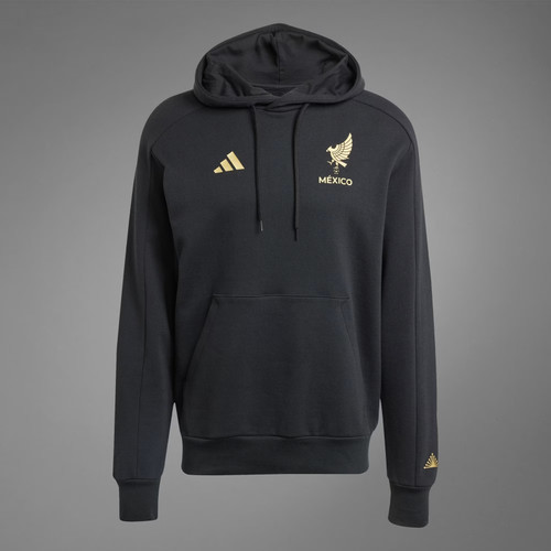 Mexico Mens DNA Hoodie - Black/Gold