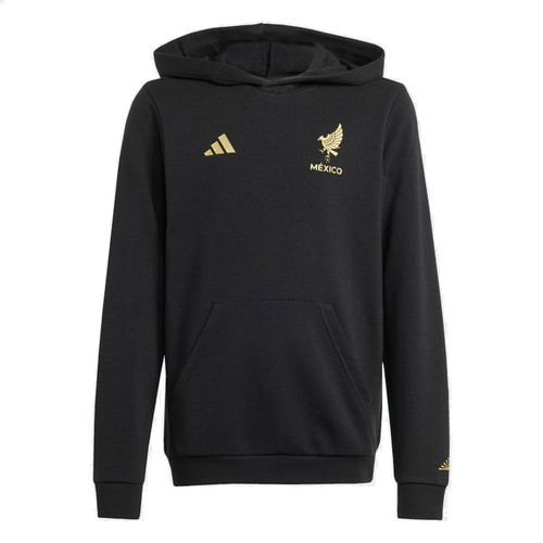 adidas Youth Mexico Hoodie - Black/Gold
