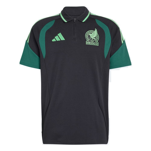 adidas Mens Mexico Tiro Polo Shirt - Black