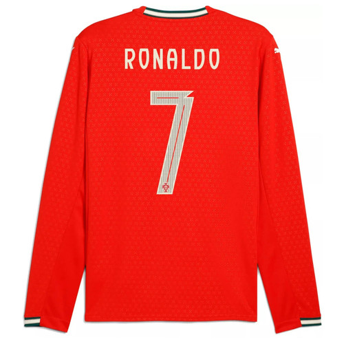 Puma Mens Portugal Home 25/26 Jersey LS Ronaldo