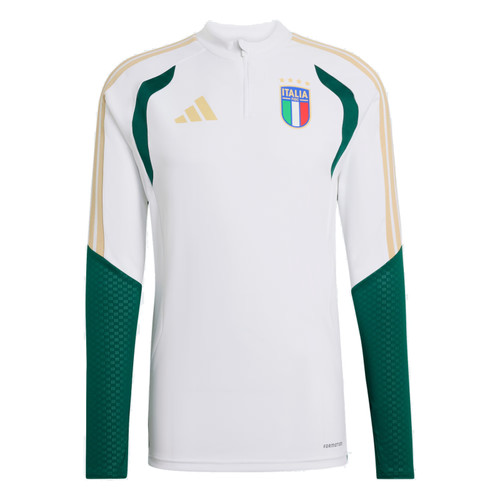 adidas Mens Italy Tiro Training Top - White